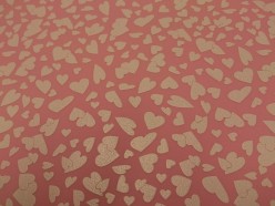 Goma Estampada Corazon Rosa 1003